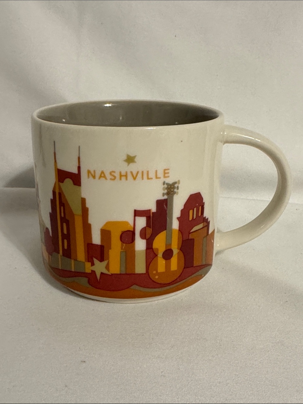 2017 Nashville Starbucks Limited Edition ‘You are Here’ Coffee Mug - 14 oz